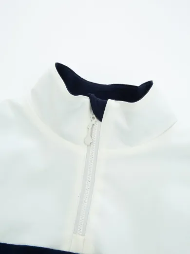 Bilde av WoolLand Brumundal fleece sweater kids Snow white